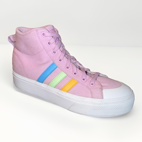 Adidas Bravada 2.0 Platform Mid Sneakers Women's Size 10 Bliss Lilac - Picture 1 of 10